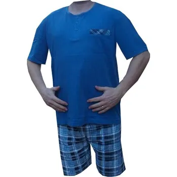 Pánské pyžamo xcena Bavlněné pyžamo s krátkou nohavicí nový typ Velikost: L