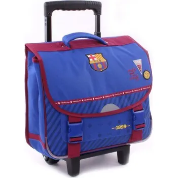 Školní batoh Vadobag ŠKOLNÍ AKTOVKA NA KOLEČKÁCH FC BARCELONA