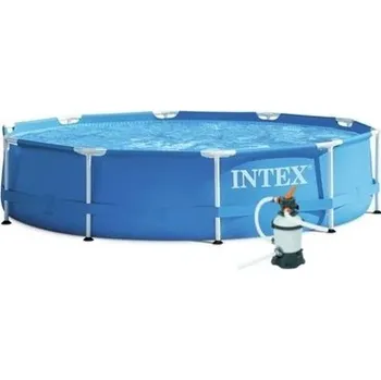 Bazén Bazén INTEX Metal Frame 3,66 x 0,76m písková filtrace 2m3/hod