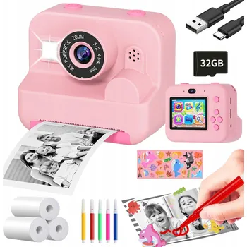 Obraz DĚTSKÁ TERMOTISKÁRNA POLAROID 2.4" IPS DISPLEJ FOTOGRAFIE