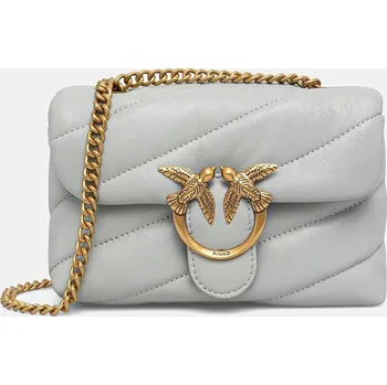 Kabelka Kožená kabelka Pinko 100040.A0F2 šedá 09X, vel. ONE SIZE