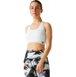 Dámská sportovní podprsenka Dare2b DONT SWEAT IT III XS Bílá, Černá