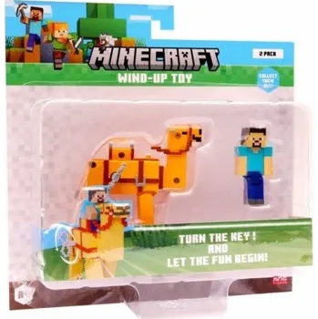 Figurka MINECRAFT S2 3D WIND-UP TOY - STEVE & CAMEL