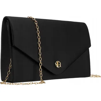 Rovicky kabelka psaníčko ze syntetického materiálu, černá