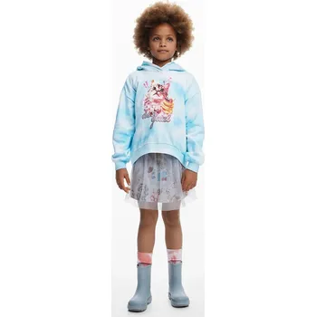 Chlapecká mikina Dětská bavlněná mikina Desigual 25WGSK02 modrá 50X, vel. 128