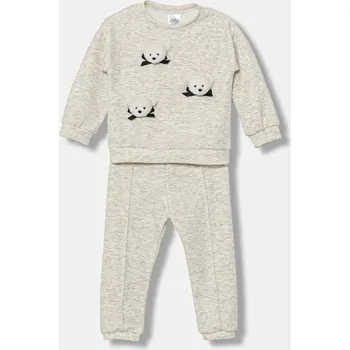 Kojenecká souprava Kojenecká tepláková souprava Jamiks ISABELLE ISABELLE.Dresi.JZI163.K šedá 09X, vel. 104