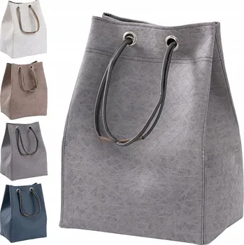 Koš na prádlo MUZILIFE Skládací koš na prádlo úzký do koupelny ložnice šedý