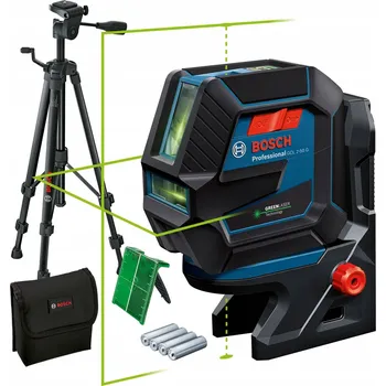 Měřící laser Křížový laser Bosch GCL 2-50 G/BT 150, dosah 15 m