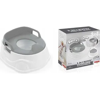 Nočník Nástavec na WC sedátko Wader šedý