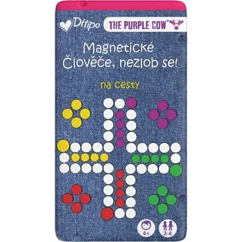 Desková hra THE PURPLE COW Magnetická hra ČLOVĚČE, NEZLOB SE!