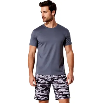 Pánské pyžamo Pánské Vojenské Pyžamo Krátké FOLTÝN PK 316 Velikost: 6XL