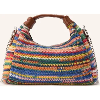 Kabelka Núnoo Dámská Taška Přes Rameno Mini Dandy Small S Nýty, hnědá...