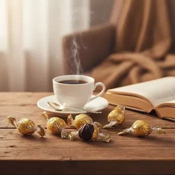 Čokoládová tyčinka Luxusní festivalové pralinky Chocoland s lískooříškovým krémem — 1 000 g (cca 65 ks) (v balení cca 65ks)