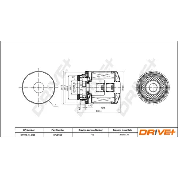 Olejový filtr Olejový filtr Dr!ve+ DP1110.11.0164