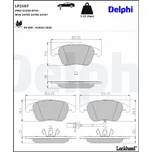 Sada brzdových destiček, vždy 4 kusy v sadě DELPHI LP2107