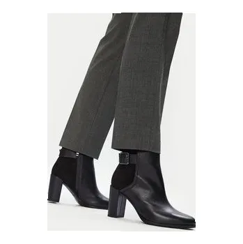 Dámské kozačky Polokozačky Clarks Freva 85 Buckle 26174749 Černá 40