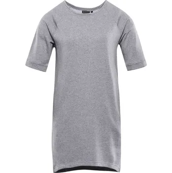 Dámská móda Dámské bavlněné šaty ALPINE PRO MOLEDA S Šedá
