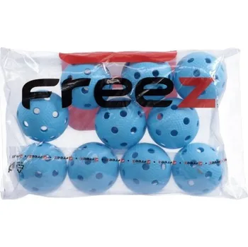Florbalový míček FREEZ PRIME II 10 PCS UNI Modrá