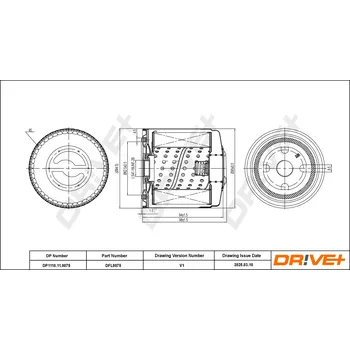 Olejový filtr Olejový filtr Dr!ve+ DP1110.11.0075