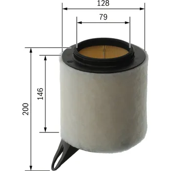 Vzduchový filtr Vzduchový filtr BOSCH F 026 400 018