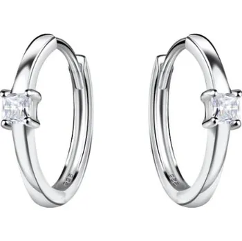 Náušnice Stříbrné kruhy SASHA 12 mm Ag 925/1000