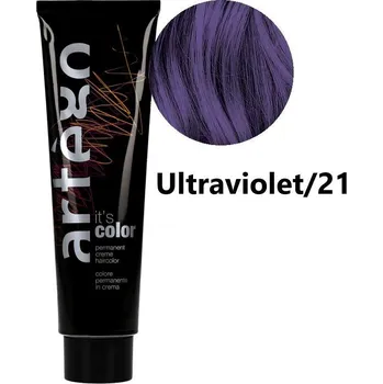 Barva na vlasy Artégo IT´S Color Ultraviolet/21 - Profesionální krémová barva na vlasy 150 ml