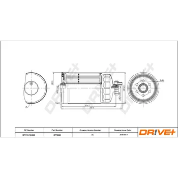 Palivový filtr Palivový filtr Dr!ve+ DP1110.13.0069