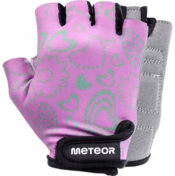 Cyklistické rukavice Cyklistické rukavice Meteor XS fialové