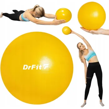 Gymnastický míč DrFit gymnastický míč fitness pilates rehabilitace ø 20 cm žlutý