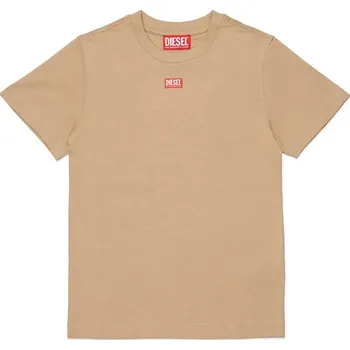 Chlapecké tričko Dětské bavlněné tričko Diesel TJUSTR7 T-SHIRT J02770.0CATM béžová 80X, vel. 120