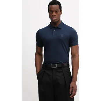 Pánské tričko Polo tričko BOSS Orange Passenger 50507803 tyrkysová 56A, vel. XXXL