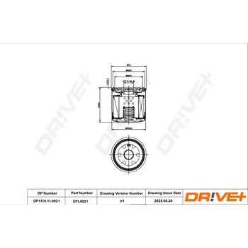 Olejový filtr Olejový filtr Dr!ve+ DP1110.11.0021