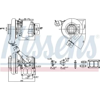 Turbodmychadlo Turbodmychadlo NISSENS 93739