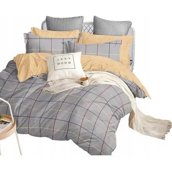 Povlečení SADA POVLEČENÍ 200x220 BAVLNĚNÝ SATÉN POVLEČENÍ NA POLŠTÁŘE 70x80