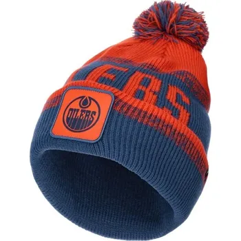 Čepice Čepice FANATICS EDMONTON OILERS THRIVE CUFFED POM BEANIE UNI Modrá, Červená
