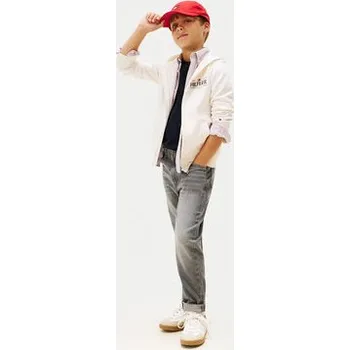 Pánské džíny Tommy Hilfiger Jeansy KB0KB10038 D Šedá Straight Fit 14Y