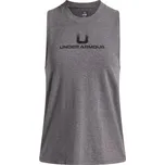 Dámské tílko Under Armour VARSITY U TANK XS Šedá, Černá