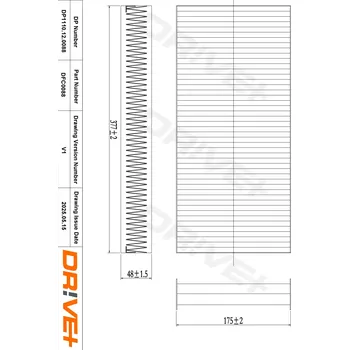 Kabinový filtr Filtr vzduchu v interiéru Dr!ve+ DP1110.12.0088
