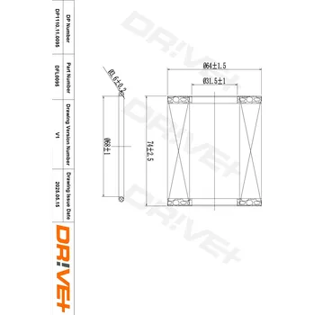 Olejový filtr Olejový filtr Dr!ve+ DP1110.11.0095