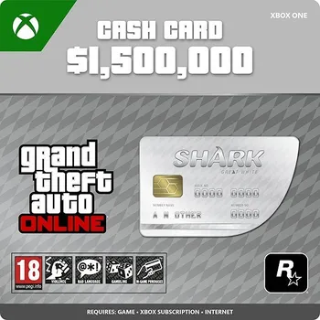 Počítačová hra Grand Theft Auto V (GTA 5): Great White Shark Card - Xbox Digital