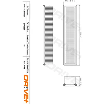 Vzduchový filtr Vzduchový filtr Dr!ve+ DP1110.10.0097