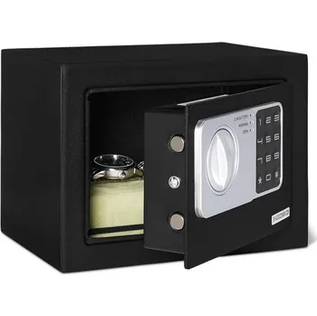 Bezpečnostní trezor a uzamykatelná schránka Amazon Basics Steel s elektronickou klávesnicí – 4531