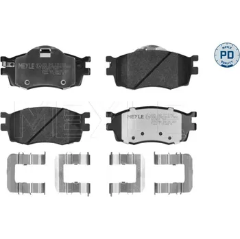 Brzdová destička Sada brzdových destiček, vždy 4 kusy v sadě MEYLE 025 243 1717/PD