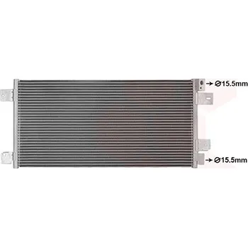 Ventilátor topení a klimatizace Kondenzátor klimatizace VAN WEZEL 21015703