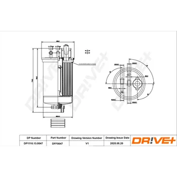 Palivový filtr Palivový filtr Dr!ve+ DP1110.13.0047
