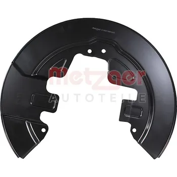 Brzdový kotouč Ochranný plech proti rozstřikování, brzdový kotouč METZGER 6115620