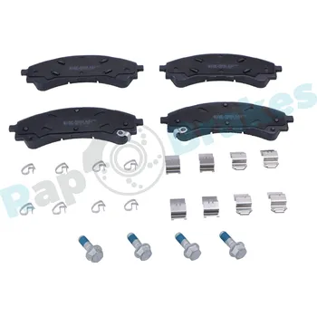 Brzdová destička Sada brzdových destiček, vždy 4 kusy v sadě RAP BRAKES R-P1743