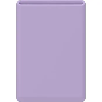 Pouzdro na mobilní telefon AlzaGuard Premium Silicone Wallet Compatible with Magsafe - světle fialová