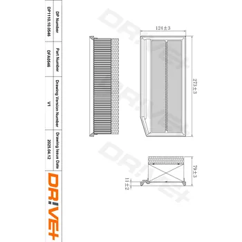 Vzduchový filtr Vzduchový filtr Dr!ve+ DP1110.10.0546