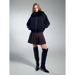 Plisovaná sukně - XS - House - tmavě hnědá - 393GE-89X